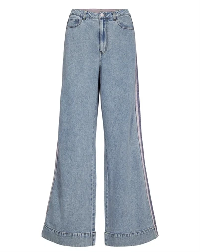 Nümph - NUMalaga HR Wide Jeans BI3010 - Light Blue Denim